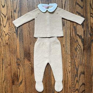 La Coqueta Merino Wool Baby Set Size 18 months